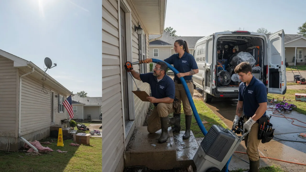 Ceiling Water Damage Restoration in Fairbank, IA near me